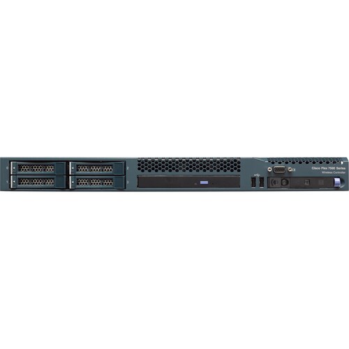Cisco Flex CT7510 Wireless LAN Controller - 3 x Network (RJ-45) - 10 Gigabit Ethernet, Ethernet, Fast Ethernet, Gigabit Ethernet - Rack-mountable - AIR-CT7510-1K-K9