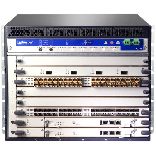 Juniper MX480 Router Chassis - 8 - 8U - Rack-mountable - 1 Year MX480-PREMIUM2-AC - MX480-PREMIUM2-AC