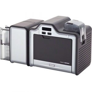 HID HDP5000 Double Sided Desktop Dye Sublimation/Thermal Transfer Printer - Color - Card Print - Ethernet - USB - LCD Display Screen - 2.13" Print Width - 24 - 89670
