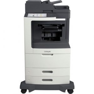 Lexmark MX911DTE Laser Multifunction Printer - Monochrome - Copier/Fax/Printer/Scanner - 55 ppm Mono Print - 1200 x 1200 dpi Print - Automatic Duplex Print - Up to 300000 - 26ZT112