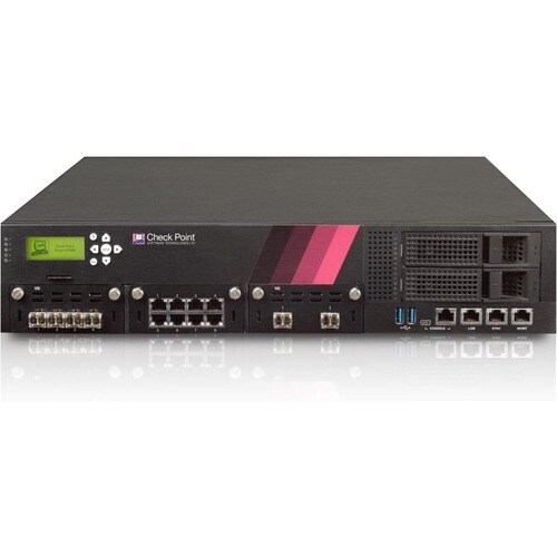 Check Point 15400 Appliance - 11 Port - 10/100/1000Base-T, 10GBase-SR - Gigabit Ethernet - 11 x RJ-45 - 6 Total Expansion Slots - 2U - Rack-mountable CPAP-SG15400-NGTP-HPP - CPAP-SG15400-NGTP-HPP