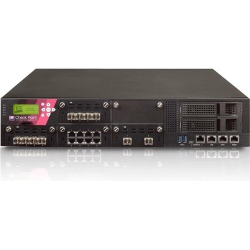 Check Point 23500 Appliance - 11 Port - 10/100/1000Base-T, 10GBase-SR - Gigabit Ethernet - 11 x RJ-45 - 5 Total Expansion Slots - 2U - Rack-mountable CPAP-SG23500-NGTP - CPAP-SG23500-NGTP