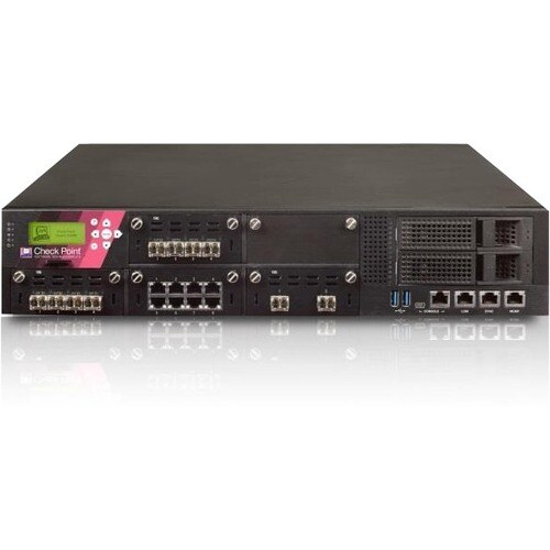 Check Point 23800 Appliance - 11 Port - 10/100/1000Base-T, 10GBase-SR - Gigabit Ethernet - 11 x RJ-45 - 5 Total Expansion Slots - 2U - Rack-mountable CPAP-SG23800-NGTP - CPAP-SG23800-NGTP