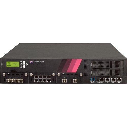 Check Point 15400 Appliance - 11 Port - 10/100/1000Base-T, 10GBase-SR - Gigabit Ethernet - 11 x RJ-45 - 6 Total Expansion Slots - 2U - Rack-mountable CPAP-SG15400-NGTX - CPAP-SG15400-NGTX