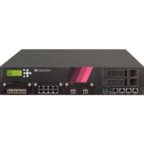 Check Point 15600 Appliance - 1 Port - 10/100/1000Base-T - Gigabit Ethernet - 1 x RJ-45 - 3 Total Expansion Slots - 2U - Rack-mountable CPAP-SG15600-NGTX-HPP - CPAP-SG15600-NGTX-HPP
