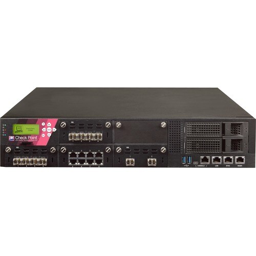 Check Point 23500 Appliance - 11 Port - 10/100/1000Base-T, 10GBase-SR - Gigabit Ethernet - 11 x RJ-45 - 5 Total Expansion Slots - 2U - Rack-mountable CPAP-SG23500-NGTX - CPAP-SG23500-NGTX