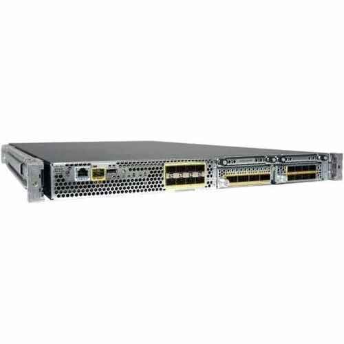 Cisco Firepower FPR-4140 Network Security/Firewall Appliance - 8 Port - 40GBase-X, 10GBase-X, 10GBase-T - 40 Gigabit Ethernet - 70 Gbit/s Firewall Throughput - TLS, AES (256-bit), SHA-256, RSA - FPR4140-ASA-K9