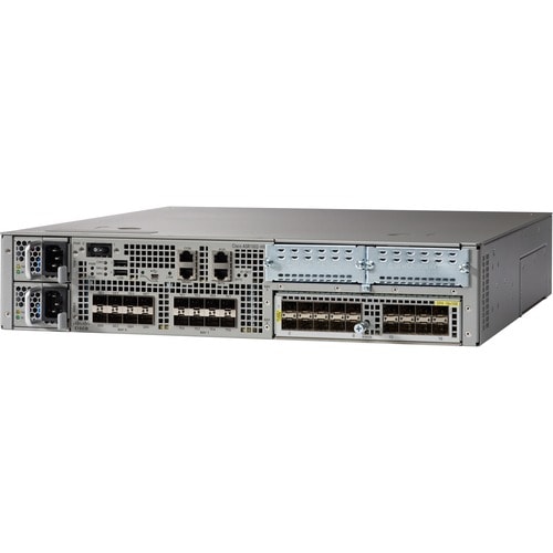Cisco ASR1002-HX Router - 9 - 10 Gigabit Ethernet - Rack-mountable - 90 Day - ASR1002-HX=