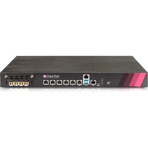 Check Point 5400 Network Security/Firewall Appliance - 8 Port - 1000Base-T - Gigabit Ethernet - AES (128-bit) - 8 x RJ-45 - 1 Total Expansion Slots - 1U - CPAP-SG5400-NGTP-HA