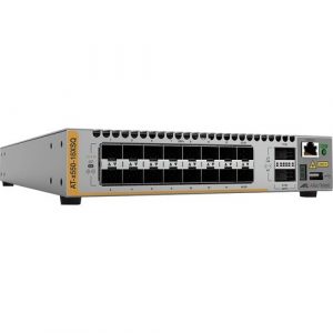 Allied Telesis 16-Port 1g/10g Sfp+ Stackable Switch with 2 QSFP Ports - Manageable - 3 Layer Supported - Modular - Twisted Pair, Optical Fiber - Rack-mountable AT-X550-18XSQ-10 - AT-X550-18XSQ-10