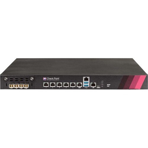 Check Point 5100 Security Gateway - 6 Port - 10/100/1000Base-T - Gigabit Ethernet - AES (128-bit) - 5 x RJ-45 - 1 Total Expansion Slots - 3 Year - CPAP-SG5100-NGTX-3Y-PREM