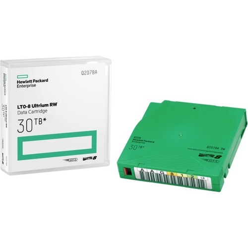 HPE LTO-8 Ultrium 30TB RW 960 Data Cartridge Pallet without Cases - LTO-8 - 12 TB (Native) / 30 TB (Compressed) - 3149.61 ft Tape Length - 960 - Q2078AB