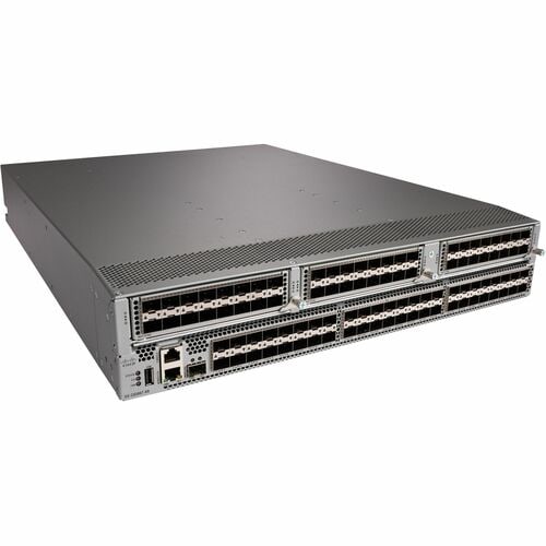 Cisco MDS 9396T Fibre Channel Switch - 96 Ports - 32 Gbit/s - 96 Fiber Channel Ports - Gigabit Ethernet - 96 x Total Expansion Slots - SFP+ - DS-C9396T-96ETK9
