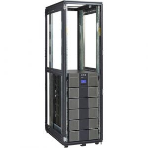 Eaton 9PXM 20kVA 18kW 208-240V N+1 Modular Scalable Double-Conversion UPS, Hardwired Input, 8x 5-20R, 2 L6-30R, 2 L6-20R, 2 L14-30R Outlets, 21U, TAA - Rack/Tower - 6 Minute - 9PXM12S20K-PD