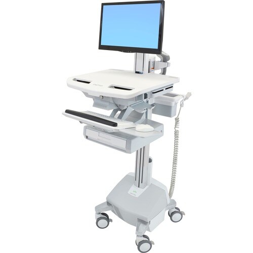 Ergotron STYLEVIEW LIFE PWR E LIFT LCD PIVOT 1DBL TALL DRWR SV44-2312-1 - Image 2