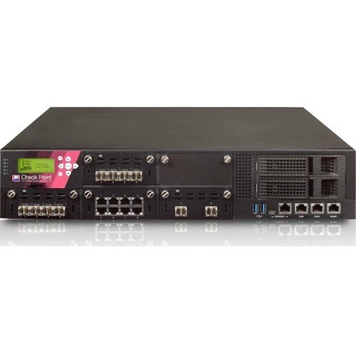 Check Point 23800 Next Generation Security Gateway for The Datacenter - Gigabit Ethernet - AES (128-bit) - 5 Total Expansion Slots - 2U - Rack-mountable CPAP-SG23800-MHS - CPAP-SG23800-MHS
