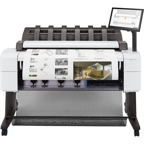 HP Designjet T2600dr PostScript Inkjet Large Format Printer - Includes Printer, Scanner, Copier - 36" Print Width - Color - TAA Compliant - 6 Color(s) - 19.3 Second - 3EK15B#BCB
