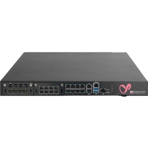 Check Point Quantum 6800 Security Gateway - 10 Port - 10/100/1000Base-T, 1000Base-F, 10GBase-F, 40GBase-F - 40 Gigabit Ethernet - AES (128-bit) - 10 x RJ-45 - 4 Total - CPAP-SG6800-TURBO