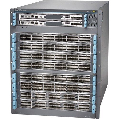 Juniper QFX10008 Switch Chassis - Manageable - 3 Layer Supported - Modular - 2500 W Power Consumption - Optical Fiber - 13U - Rack-mountable - 1 Year Limited - QFX10008-BASE-H - Image 2