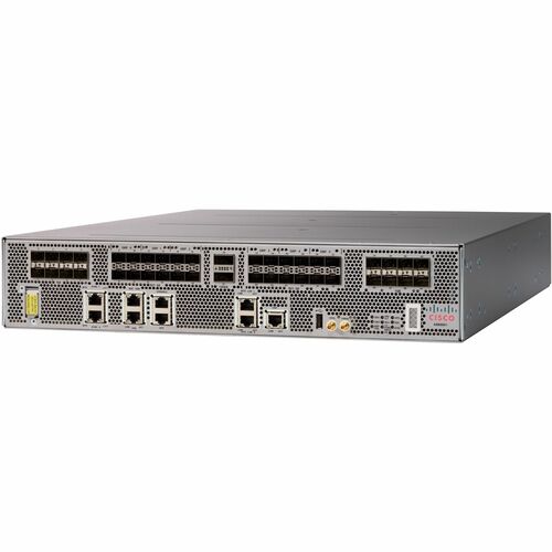Cisco ASR 9900 Router Chassis - Management Port - 42 SFP (mini-GBIC) Slots, SFP+ Slots, QSFP28 Slots - 100 Gigabit Ethernet - 2U - Rack-mountable - 1 Year - ASR-9901-COMP-BUN