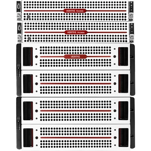 Veritas Access 3340 NAS Storage System - 82 x HDD Installed - 255 TB Installed HDD Capacity - 12Gb/s SAS Controller - RAID Supported - 6 RAID Levels - 24649-M0021