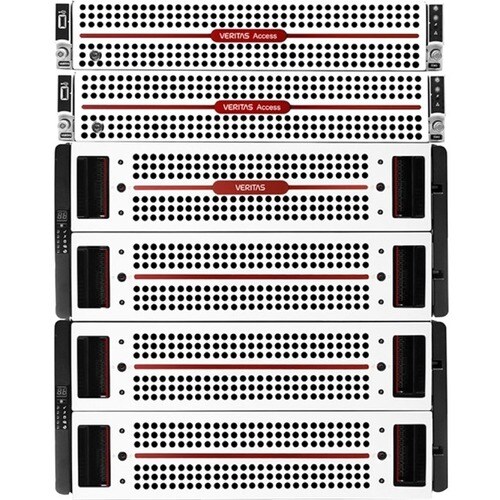 Veritas Access 3340 NAS/DAS Storage System - 82 x HDD Installed - 255 TB Installed HDD Capacity - 12Gb/s SAS Controller - RAID Supported - 6 RAID Levels - 24649-M0022