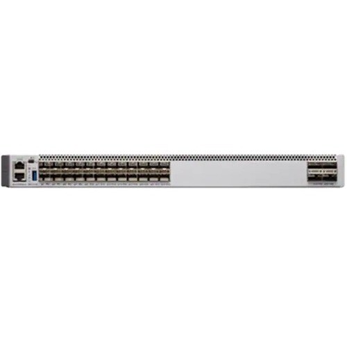Cisco Catalyst C9500-24Y4C Layer 3 Switch - Manageable - 25 Gigabit Ethernet, 100 Gigabit Ethernet - 25GBase-X, 100GBase-X - Refurbished - 3 Layer Supported - Modular - 650 - C9500-24Y4C-A-RF