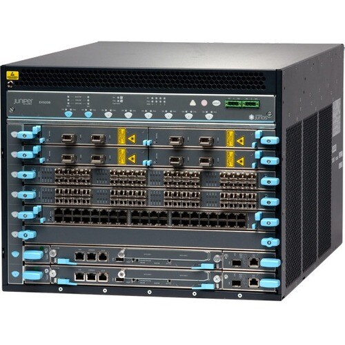 Juniper EX9200 Ethernet Switch - Manageable - 3 Layer Supported - 560 W Power Consumption - 8U - Rack-mountable - 1 Year Limited Warranty - TAA Compliant EX9208-RED3C-DC - EX9208-RED3C-DC - Image 2