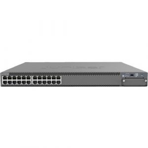 Juniper EX4400-24T Ethernet Switch - 24 Ports - Manageable - 3 Layer Supported - Modular - Twisted Pair, Optical Fiber - 1U - Rack-mountable - TAA Compliant EX4400-24T-TAA - EX4400-24T-TAA