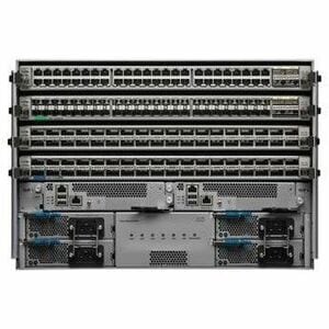 Cisco Nexus 9504 Switch Chassis - Manageable - 3 Layer Supported - Modular - 3000 W Power Consumption - 7U - Rack-mountable - 1 Year Limited Warranty - N9K-C9504-B3-G