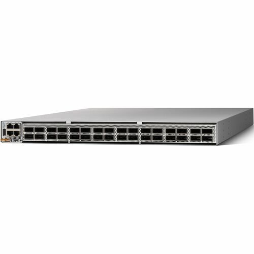 Cisco 8100 1 RU Chassis with 32x400GbE QSFP56-DD with IOS XR and without HBM - Management Port - 32 QSFP56-DD Slots - 10 Gigabit Ethernet - IEEE 802.1ae - 8101-32FH=