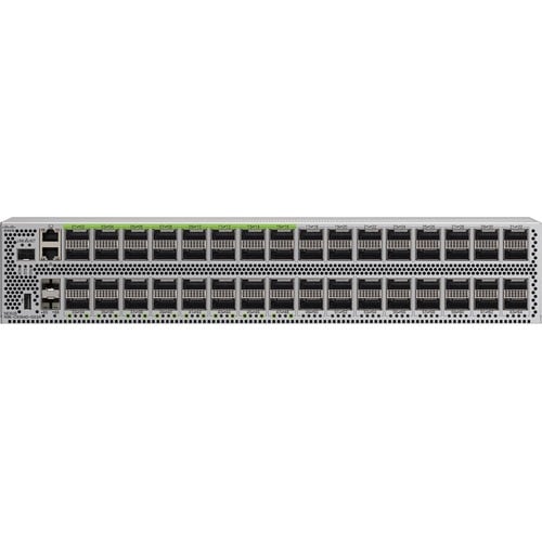 Cisco Nexus 9300-GX2 N9K-C9364D-GX2A Ethernet Switch - 64 Ports - Manageable - 400 Gigabit Ethernet - 2 Layer Supported - Modular - 1324 W Power Consumption - Optical - N9K-C9364D-GX2A