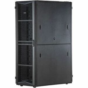 Panduit FlexFusion Rack Cabinet - For Server - 45U Rack Height - Black XG74523BS002J - XG74523BS002J