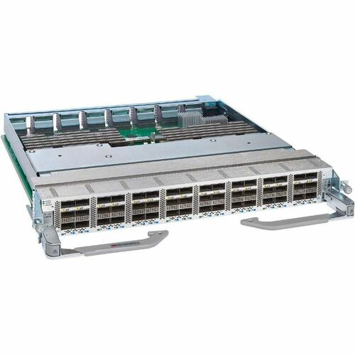 Cisco Line Card - For Data Networking, Optical Network - 34 x 400GBase-X Expansion Slot, 14 x 100GBase-X Expansion Slot - Optical Fiber400 Gigabit Ethernet, 100 Gigabit Ethernet - N9K-X98900CD-A - Image 2