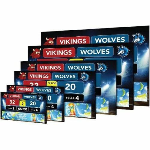 Planar Scoreboard Complete SBI-22x12 Digital Signage Display/Appliance - 291" LCD - LED - 1000 Nit - 998-3573-00