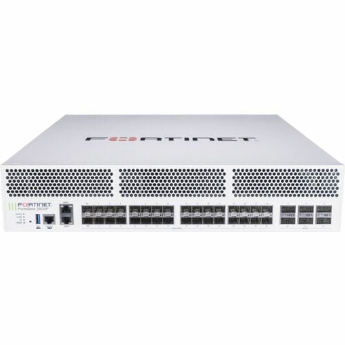 Fortinet FortiGate FG-3501F Network Security/Firewall Appliance - 10GBase-X, 40GBase-X, 1000Base-X, 100GBase-X - 100 Gigabit Ethernet - 595 Gbit/s Firewall Throughput - SHA-256, AES (256-bit), RSA 2048-bit, TLS 1.3, - FG-3501F-BDL-809-36