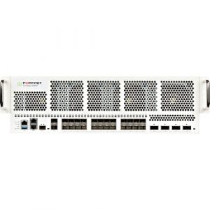 Fortinet FortiGate FG-6500F-DC Network Security/Firewall Appliance - 1000Base-X, 40GBase-X, 100GBase-X, 10GBase-X, 1000Base-T - 100 Gigabit Ethernet - 239 Gbit/s Firewall Throughput - SHA-256, AES (256-bit), TLS 1.3, SSL - FG-6500F-DC-BDL-809-36
