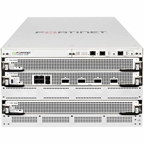 Fortinet FortiGate FG-7030E Firewall Chassis - Intrusion Prevention - 155 Gbit/s Firewall Throughput - SSL, TLS 1.3, AES (256-bit), TLS 1.2, SHA-1 - 48000 VPN - 3 Total - FG-7030E-QSFP28-BDL-809-60