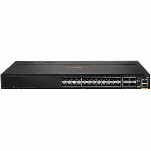 HPE Networking CX 8100 24x10G SFP+ 4x40/100G QSFP28 FB Airflow 3Fan 2AC PSU Switch Bdl - Manageable - Gigabit Ethernet, 10 Gigabit Ethernet, 40 Gigabit Ethernet, 100 Gigabit - R9W86A#AKM