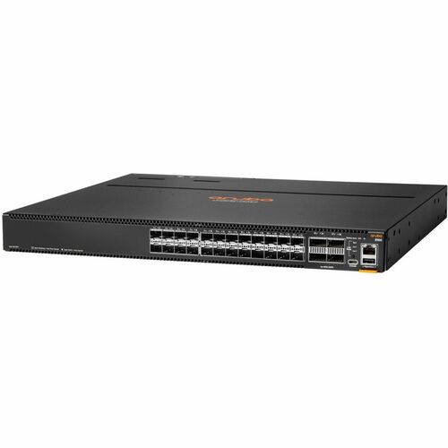 HPE CX 8100 24XF4C Ethernet Switch - Manageable - 10 Gigabit Ethernet, 100 Gigabit Ethernet - 10GBase-X, 100GBase-X, 40GBase-X, 1000Base-X - 3 Layer Supported - Modular - 375 - R9W86A#AKJ