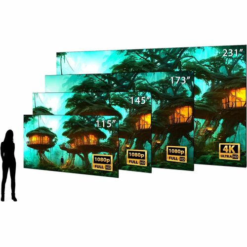 Planar Luminate Ultra W Complete UHD 231 Outdoor MicroLED Video Wall - 231" LCD - 24 Hours/7 Days Operation - 3840 x 2160 - Micro LED - 3000 - 998-4018-00