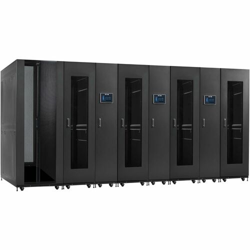 Eaton SmartRack Pre-Configured, Self-Cooling Modular Data Center - 4x 44U Racks, 3x 12 kW AC Units, Service Enclosure - For Equipment, Data Center, UPS, Fire System - 44U - SRP-4R-3C12-M - Image 2