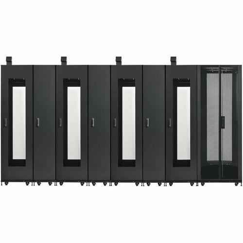 Eaton SmartRack Pre-Configured, Self-Cooling Modular Data Center - 4x 44U Racks, 3x 12 kW AC Units, Service Enclosure - For Equipment, Data Center, UPS, Fire System - 44U - SRP-4R-3C12-M