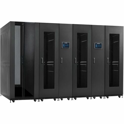 Eaton SmartRack Pre-Configured, Self-Cooling Modular Data Center - 3x 44U Racks, 2x 25 kW AC Units, Service Enclosure - For Equipment, Data Center, UPS, Fire System - 44U - SRP-3R-2C25-M