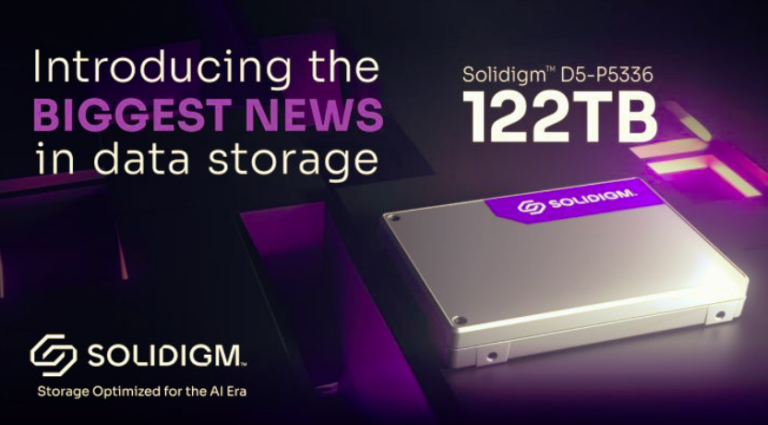 Solidigm 122.88TB SSD 2.5″ SBFPF2BV0P12001 | Ultra-High Capacity Enterprise Storage