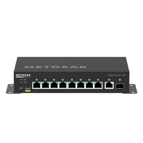 AV LINE M4250-9G1F-POE+ FULLY MANAGED DESKTOP SWITCH - GSM4210PD-100NAS