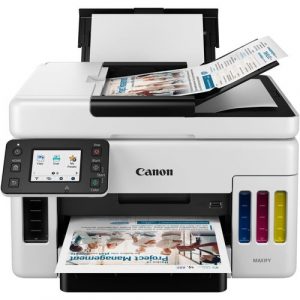 Canon MAXIFY GX6021 Wireless MegaTank Inkjet Multifunction Printer - Color - Copier/Printer/Scanner - 12 ppm Mono/12 ppm Color Print - 1200 x 600 dpi Print - Up to - 4470C037