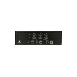 Tripp Lite by Eaton Secure KVM Switch, 2-Port, Dual Head, DisplayPort to DisplayPort, 4K, NIAP PP4.0, Audio, TAA - 2 Computer(s) - 1 Local User(s) - 3840 x - B002-DP2A2-N4