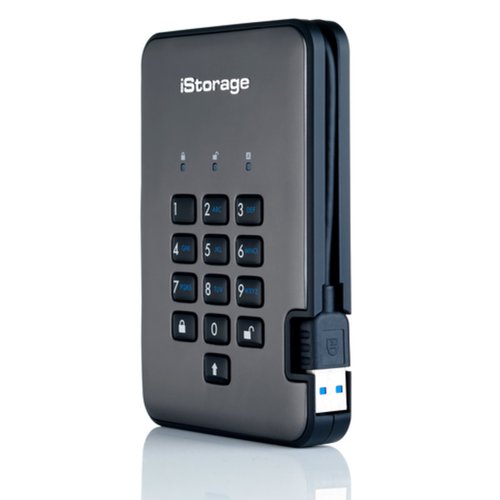 iStorage diskAshur PRO2 SSD 2 TB Secure Solid State Drive | FIPS Level 3 | Password Protected | Dust/Water-resistant. IS-DAP2-256-SSD-2000-C-X - Thin Client Device Supported - USB 3.2 - IS-DAP2-256SSD2000CX - Image 5
