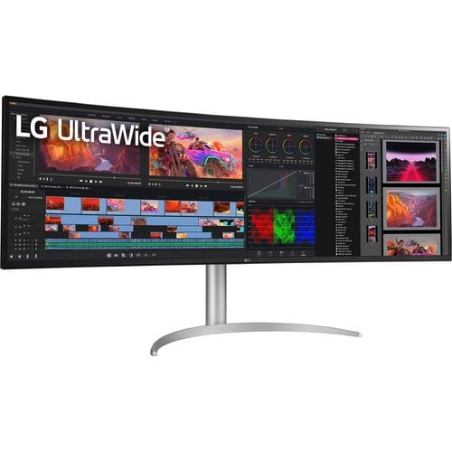 49IN LCD 5120X1440 NANOIPS MNTR HDMI DP USB-C SWIVEL PBP SPK VESA - 49BQ95C-W - Image 2